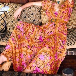 ✨ Spell & The Gypsy Babushka Maxi Gown in Amber 🧡